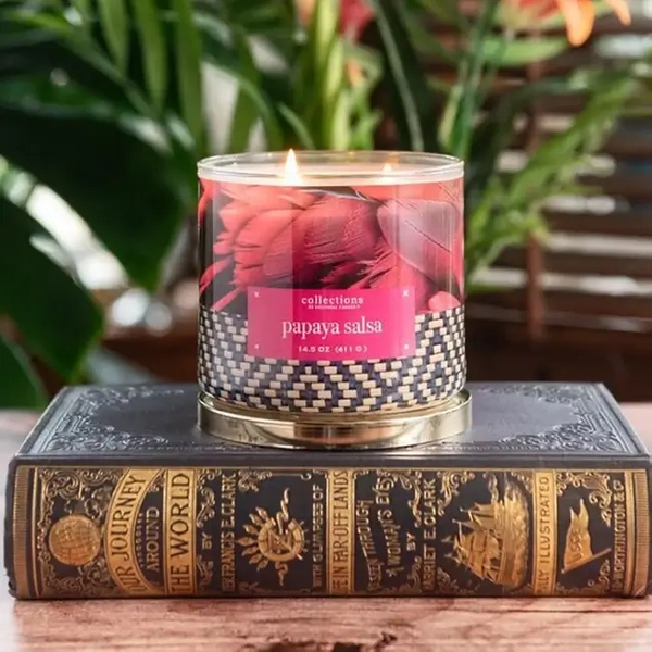 Colonial Candle Papaya Salsa Świeca Zapachowa Tumbler 411g