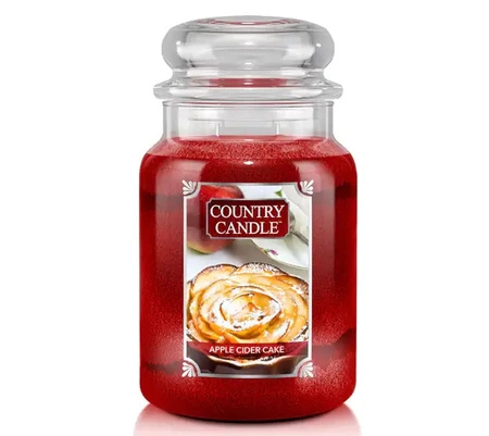 Country Candle Apple Cider Cake Duża Świeca Zapachowa 652g