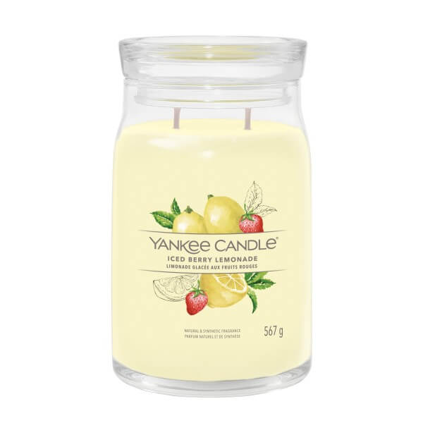 Yankee Candle Iced Berry Lemonade Signature Duża Świeca 567g