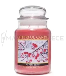 Cheerful Candle Aspen Berry Duża Świeca Zapachowa 680g