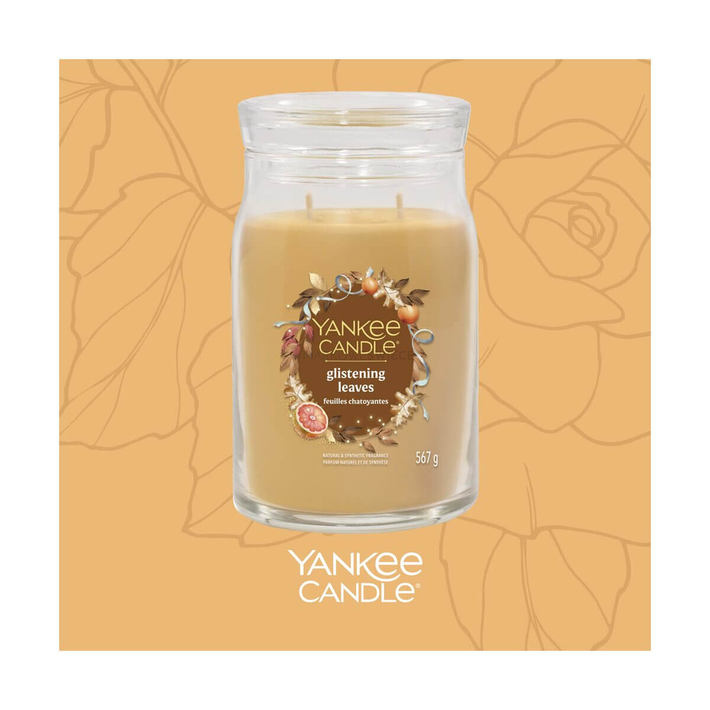 Yankee Candle Glistening Leaves Signature Duża Świeca 567g