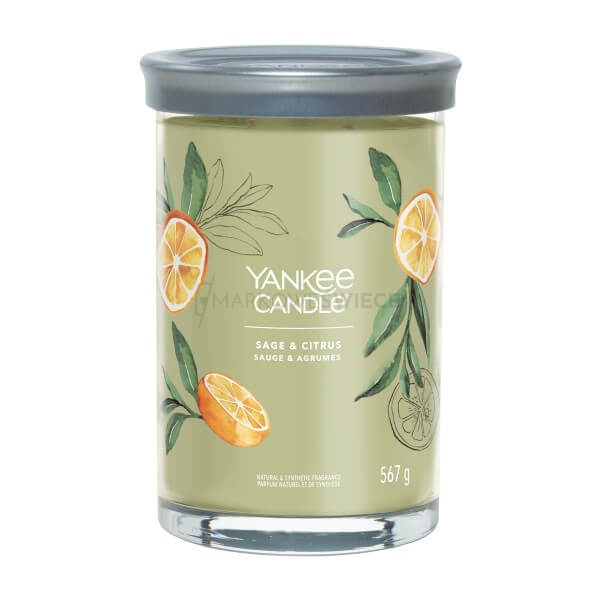 Yankee Candle Sage & Citrus Signature Świeca Tumbler 567g