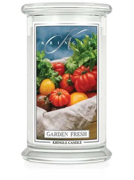 Kringle Candle Garden Fresh Duża Świeca Zapachowa 624g