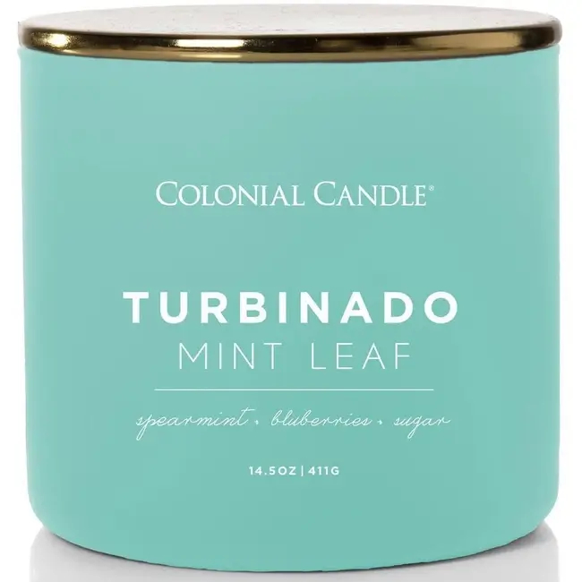 Colonial Candle Turbinado Mint Leaf Świeca Zapachowa Tumbler 411g