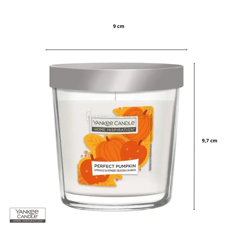 Yankee Candle Perfect Pumpkin Średnia Świeca Zapachowa 200g