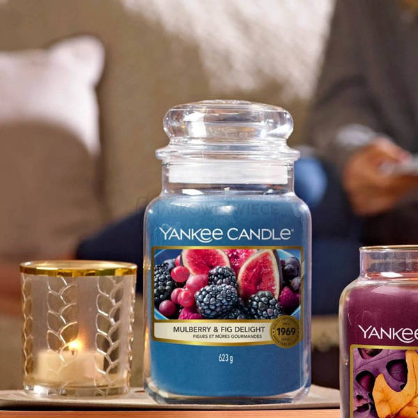 Yankee Candle Mulberry & Fig Delight Duża Świeca Zapachowa 623g