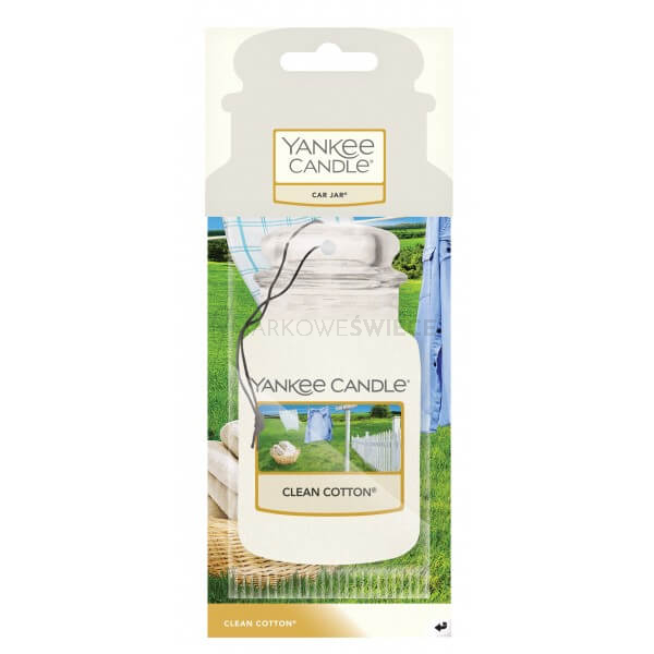 Yankee Candle Clean Cotton Car Jar Zapach do Auta