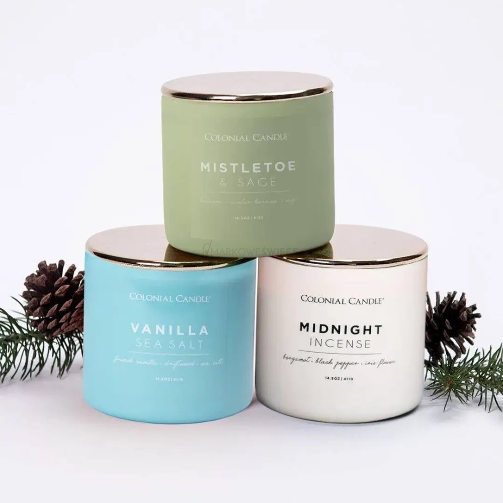 Colonial Candle Mistletoe & Sage Świeca Zapachowa Tumbler 411g