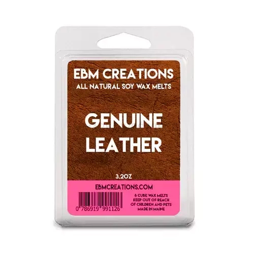 EBM Creations Genuine Leather Wosk Sojowy Zapachowy 90g