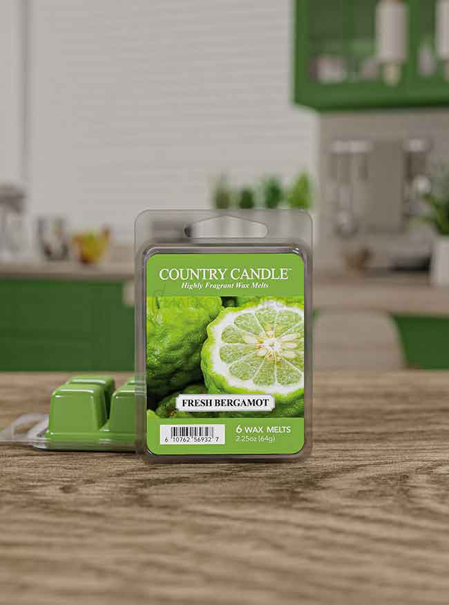 Country Candle Fresh Bergamot Wosk Zapachowy 64g