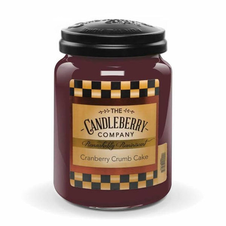 Candleberry Cranberry Crumb Cake Duża Świeca Zapachowa 640g