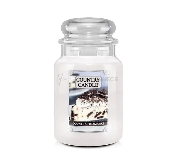 Country Candle Cookies & Cream Cake Duża Świeca Zapachowa 652g