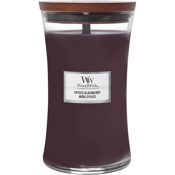 Woodwick Spiced Blackberry Duża Świeca Core 609,5g