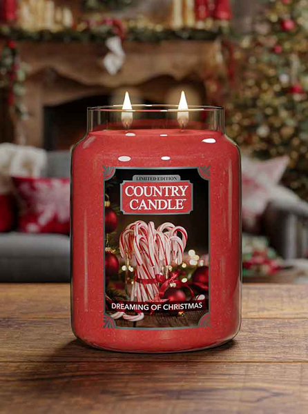 Country Candle Dreaming of Christmas Duża Świeca Zapachowa 652g