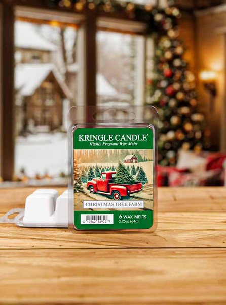 Kringle Candle Christmas Tree Farm Wosk Zapachowy 64g